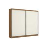 Guarda Roupa Casal 2 Portas de Correr e 4 Gavetas T583 Canela/off White - Kappesberg - 2
