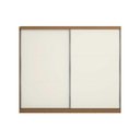 Ver imagem 4 de Guarda Roupa Casal 2 Portas de Correr e 4 Gavetas T583 Canela/off White - Kappesberg