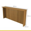 Ver imagem 2 de Painel Bancada para Cozinha Nesher 200cm Nesher Móveis Freijó