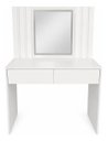 Ver mais imagens de Penteadeira Camarim com Espelho Jateado em LED e Gavetas Branco 110cm