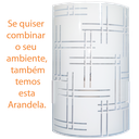 Ver imagem 3 de Plafon Moderno Solaris Vidro Curvo Abstrato Gama 300mm