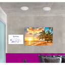 Ver imagem 4 de Plafon Moderno Solaris Vidro Curvo Abstrato Gama 300mm