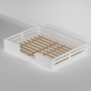 Ver imagem 2 de Cama Infantil Montessoriana Casal Liz Casatema MadeiraOriginals Branco