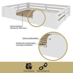 Cama Infantil Montessoriana Casal Liz Casatema - 4