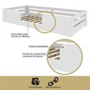 Ver imagem 4 de Cama Infantil Montessoriana Solteiro Liz Casatema MadeiraOriginals Branco
