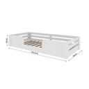 Ver imagem 3 de Cama Infantil Montessoriana Solteiro Liz Casatema MadeiraOriginals Branco