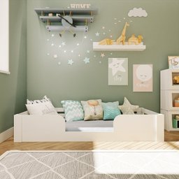 Cama Infantil Montessoriana Solteiro Liz Casatema - 7