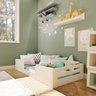 Cama Infantil Montessoriana Solteiro Liz Casatema - 1