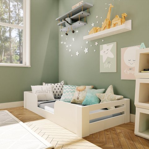 Cama Infantil Montessoriana Solteiro Liz Casatema MadeiraOriginals