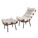 Ver imagem 6 de Poltrona com Puff Costela Linho