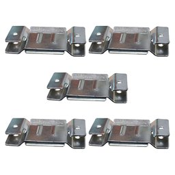 5 Pares de Conector de Encaixe para Móveis Sofá Cabeceira Painel Zincado G59 Gran Belo Conector Chap - 1