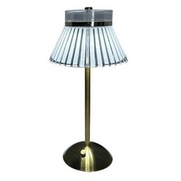 Luminaria de Mesa Led 15,5x32 Cm Cristal - 1
