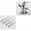 Ver imagem 3 de Barra de Apoio 40cm Inox Kit 3 Uni Suporte Antiderrapante Idoso Cadeirante Acessibilidade Banheiro B