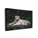 Ver imagem 1 de Quadro Tigre Branco Br Artes Médio 84x54