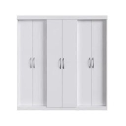 Guarda-roupas 6 Portas Ph1675 Mônaco Edez Herval Branco - 2