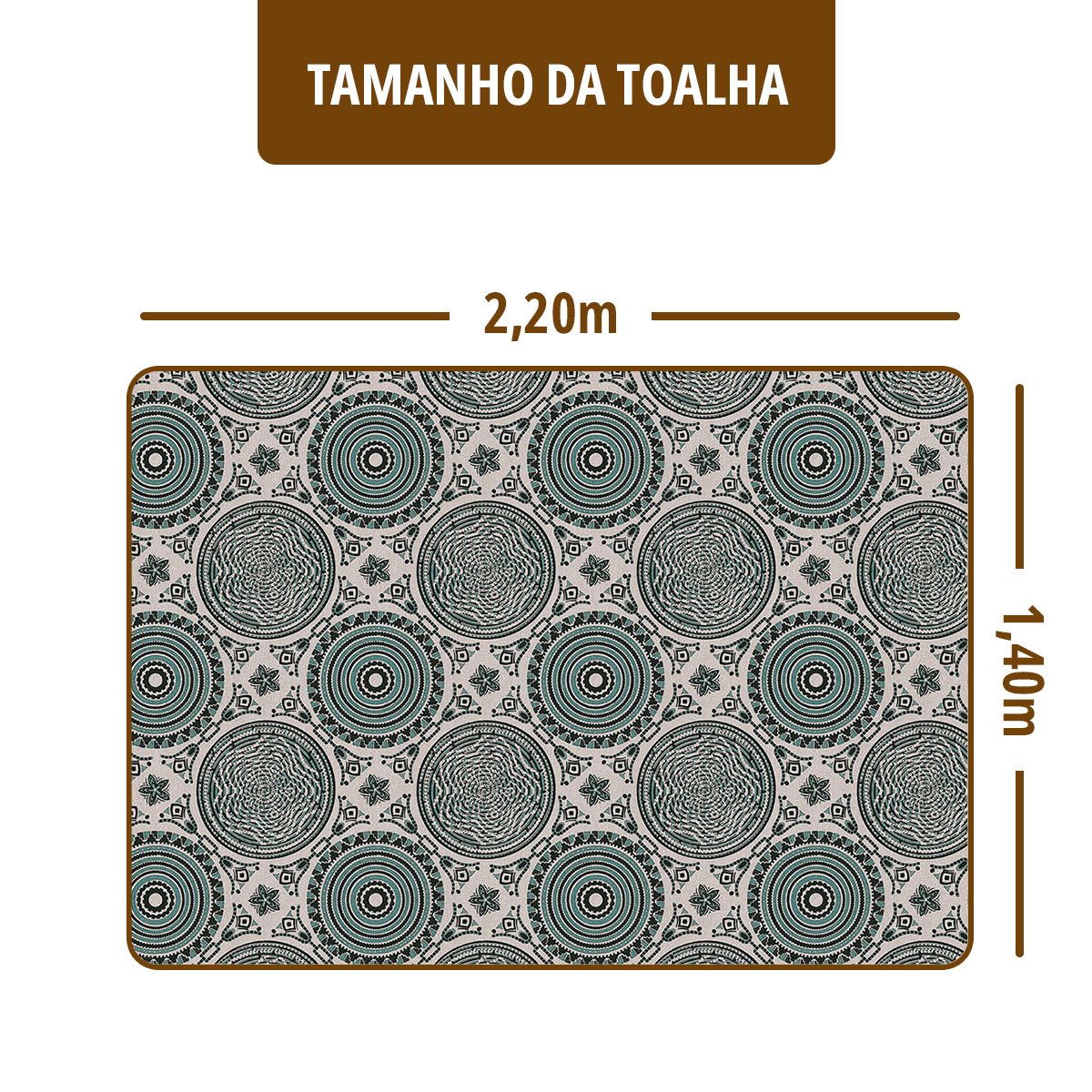 Toalha Mesa Plástica Térmica Petras 6 e 8 Lugares 2,20 - 2