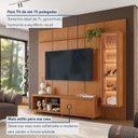 Ver imagem 7 de Rack e Painel para TV até 75 Polegadas 232cm x 250cm com Cristaleira LED 100% MDF Delux