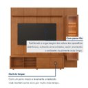 Ver mais imagens de Rack e Painel para TV até 75 Polegadas 232cm x 250cm com Cristaleira LED 100% MDF Delux