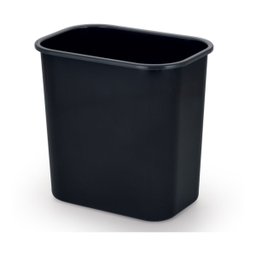 Cesto Maxcril Retangular Preto Office Escritório 12,5 Lts - 10150009 - 1