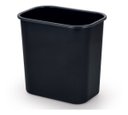 Ver imagem 1 de Cesto Maxcril Retangular Preto Office Escritório 12,5 Lts - 10150009