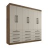 Guarda Roupa Casal 6 Portas 12 Gavetas Marselha - 3