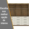 Guarda Roupa Casal 6 Portas 12 Gavetas Marselha - 7