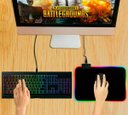 Ver imagem 2 de Led Gaming Mouse Pad com 12 modos de cores