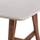 Ver imagem 3 de Mesa de Jantar Bennett C/ Vidro 180 Cm - Natural C/ Vidro Off White