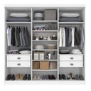 Ver imagem 3 de Guarda Roupa Casal MDF 6 Portas 4 Gavetas Ipanema
