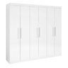 Guarda Roupa Casal MDF 6 Portas 4 Gavetas Ipanema - 5