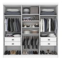 Ver imagem 7 de Guarda Roupa Casal MDF 6 Portas 4 Gavetas Ipanema