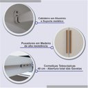Ver mais imagens de Guarda Roupa Casal MDF 6 Portas 4 Gavetas Ipanema