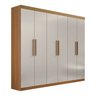 Guarda Roupa Casal MDF 6 Portas 4 Gavetas Ipanema - 4