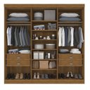 Ver imagem 3 de Guarda Roupa Casal MDF 6 Portas 4 Gavetas Ipanema