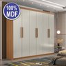 Guarda Roupa Casal MDF 6 Portas 4 Gavetas Ipanema - 9