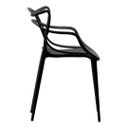 Ver imagem 3 de Cadeira Allegra Preta Design Moderno