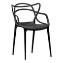 Ver imagem 1 de Cadeira Allegra Preta Design Moderno