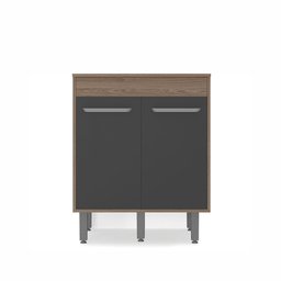 Balcão com Tampo 2 Portas 70 cm Barcelona Poliman - 1