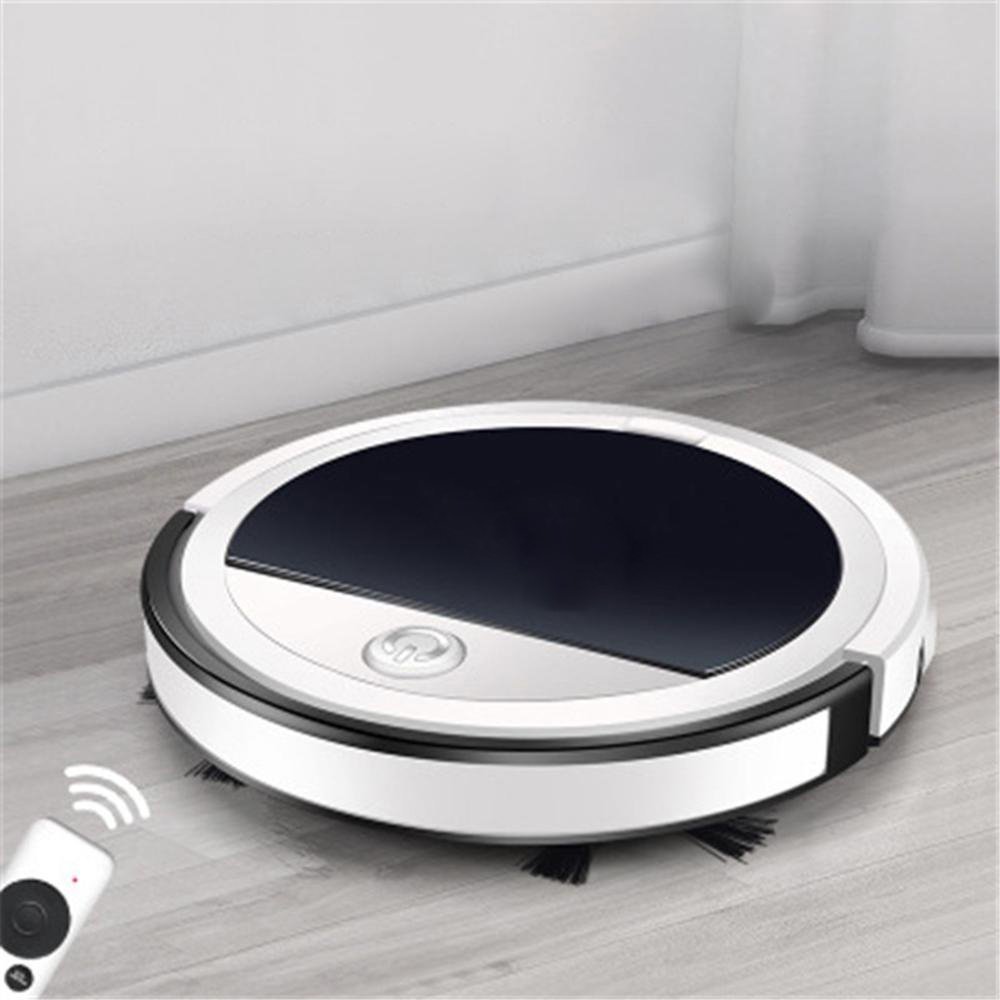 Robo Aspirador Luz Ultravioleta Varre Limpeza Inteligente Passa Pano Touch Controle Multifuncional - 5