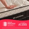 Colchão Casal Molas Ensacadas Firme de Pillow Espuma D45 138x188x26 Bf Colchões - 6