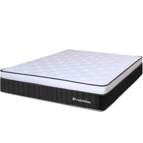 Colchão Casal Molas Ensacadas Firme de Pillow Espuma D45 138x188x26 Bf Colchões