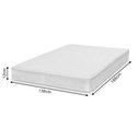 Ver imagem 2 de Cama Casal Helena para Quarto +colchão Casal Ortopédico Conforto e Suporte para Dormir - Branco