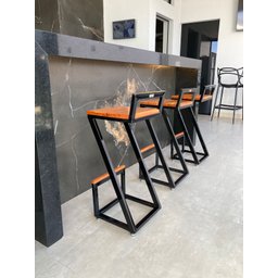 Banqueta Z 75 Cm de Altura - Terra Salutte - 6