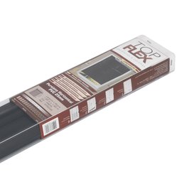 Persiana Horizontal PVC25mm BLOCK LUXO 80larg x 220alt Preta - Quarto/Sala/ Escritório/Cozinha/Lavan - 6