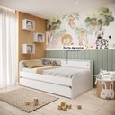Ver imagem 6 de Bicama Infantil com Modulo Lateral Caracol Branco