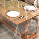 Ver imagem 6 de Toalha Mesa Plástico Transparente 8 10 Lugares 1,40x2,50