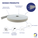 Ver imagem 3 de Moldura Rodameio Eva Autocolante Flexível Netuno 5cmx8mm 25 Metros - Cinza