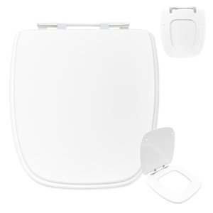 Assento Vaso Sanitario Celite 1.6gpf Fit Branco Tampa Privada Versato Mdf Sicmol