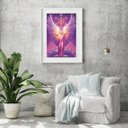 Ver imagem 2 de Quadro Decorativo Arcanjo Metatron - 60x48cm:madeira Branca