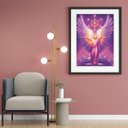 Ver imagem 1 de Quadro Decorativo Arcanjo Metatron - 60x48cm:madeira Branca